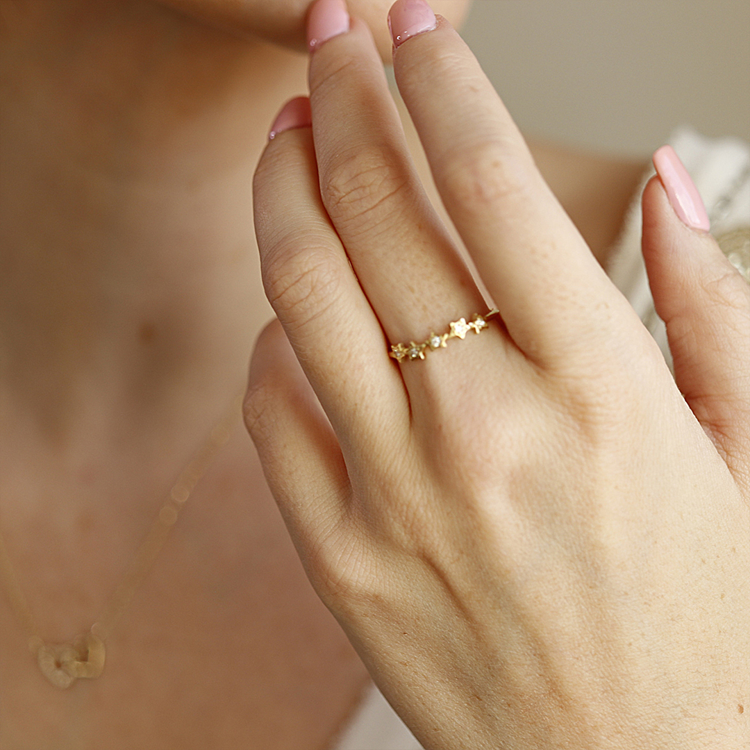 It's Ok To Not Be Ok Star Circle Ring