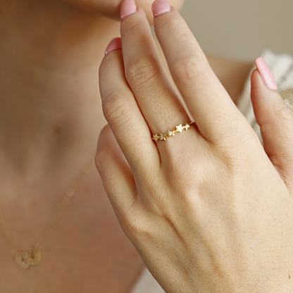 It's Ok To Not Be Ok Star Circle Ring