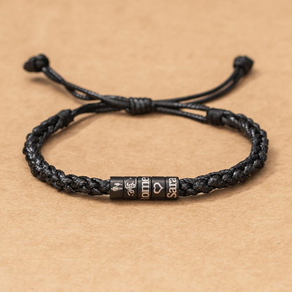 Gift To Father Personalized 1-9 Name Bracelet