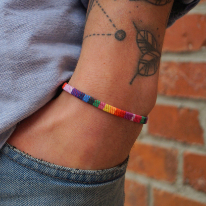 Autism Awareness Star Mom Strength in Every Star Rainbow Bracelet