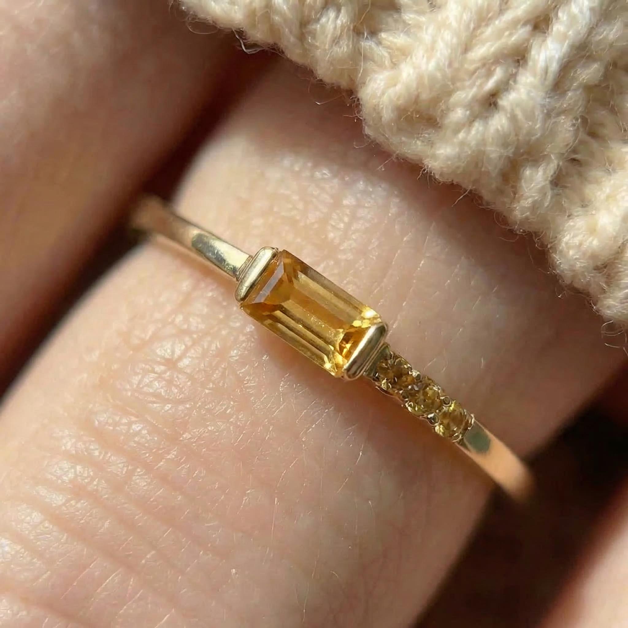 Multiple Sclerosis Awareness Nobody Fights Alone Baguette Ring
