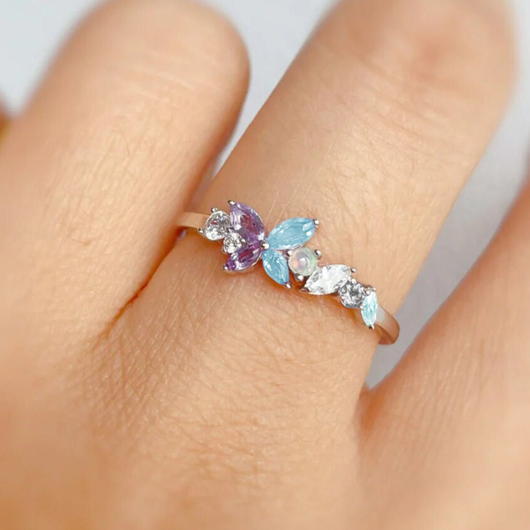World Thyroid Day Butterfly Ring