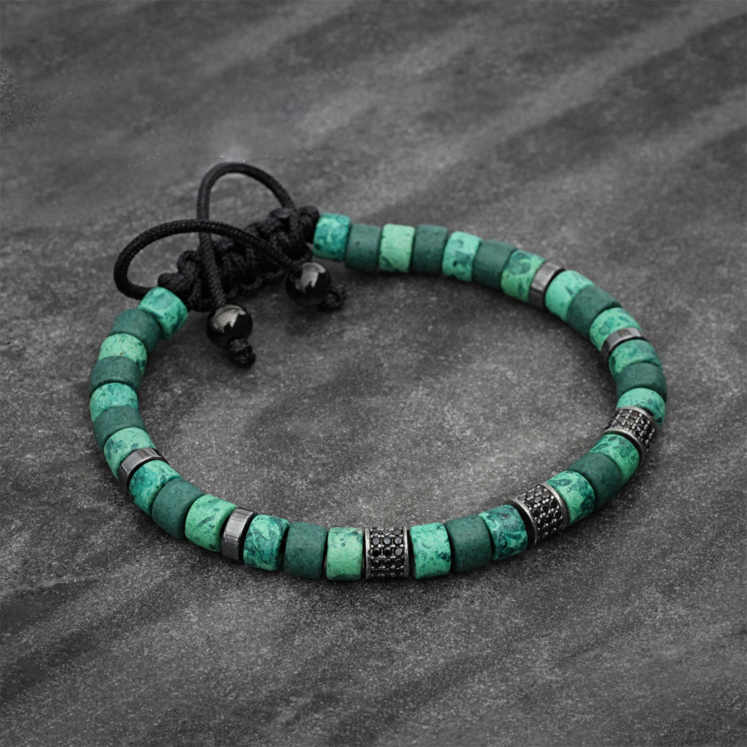 Terms & Conditions Celiac Disease Green Beaded Bracelet