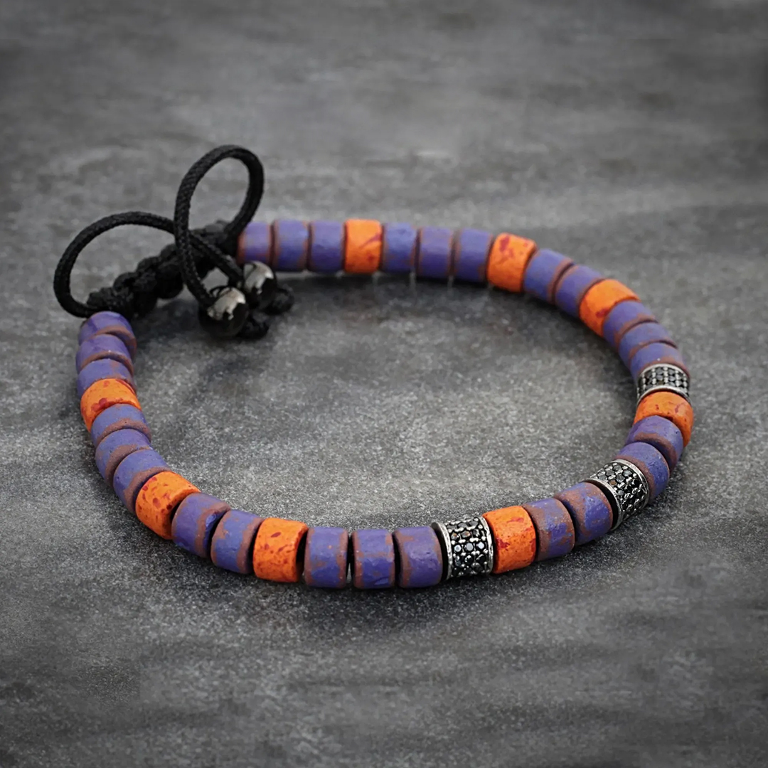 Alzheimer’s & Brain Awareness The Person Is Still There Purple Beaded Bracelet