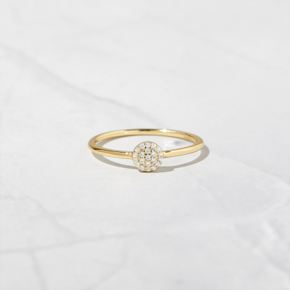 2025 Begin Again Dainty Circle Ring