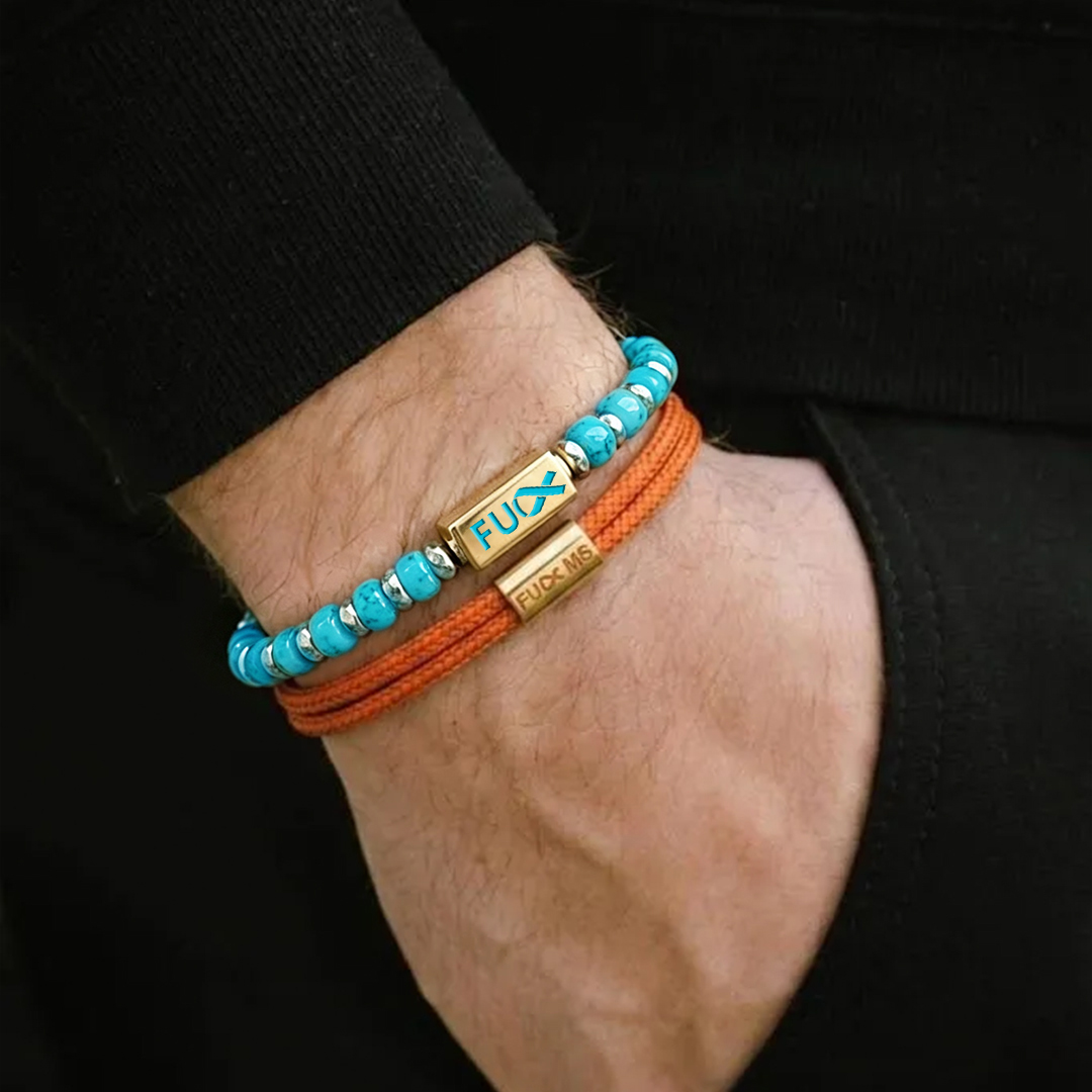 Ovarian Cancer Awareness Teal Magnet Bracelet