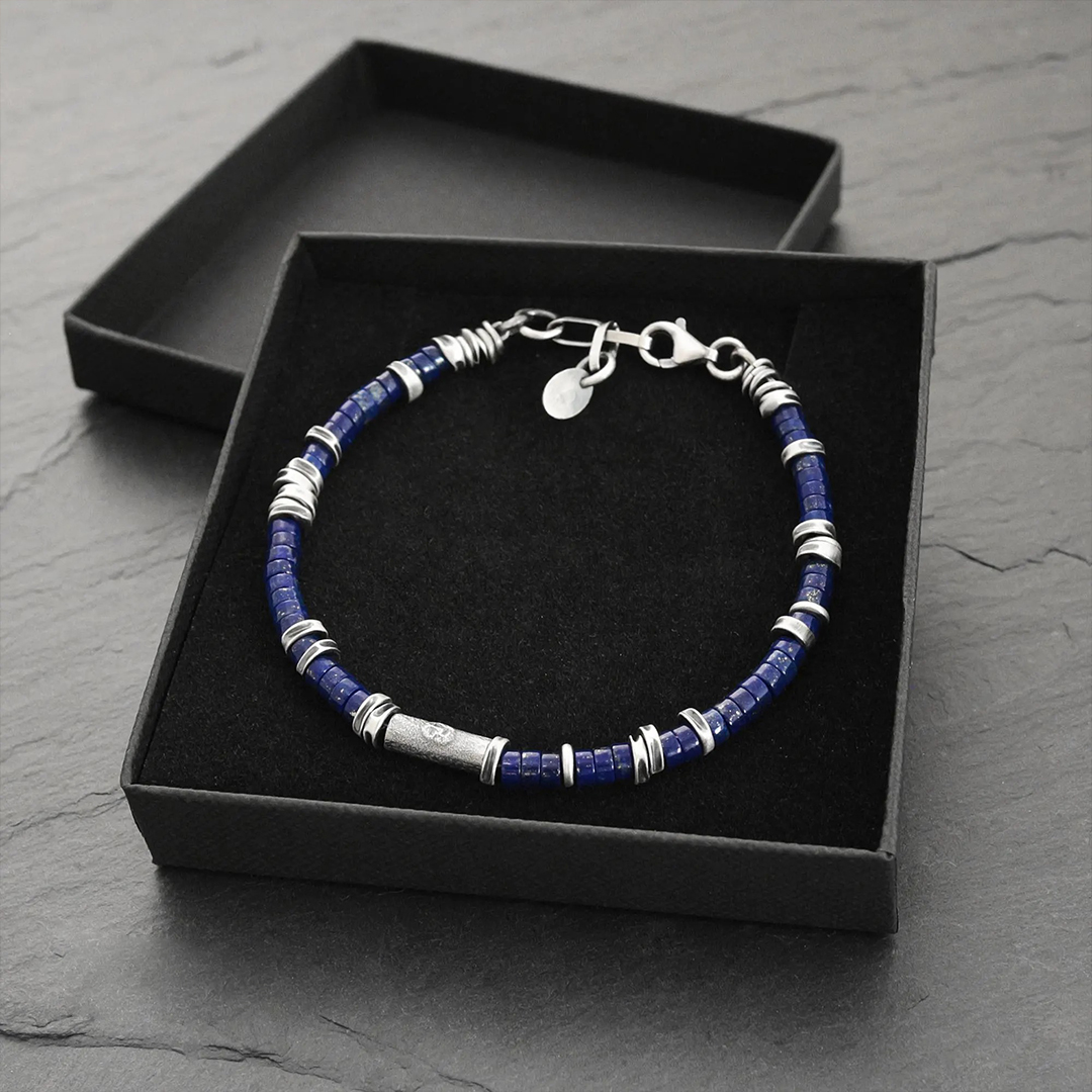 Prostate Cancer Awareness Courage Blue Bracelet