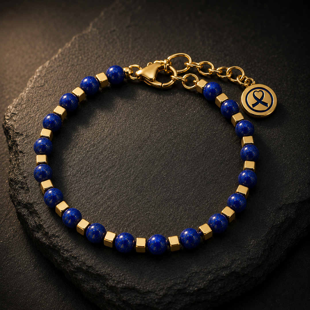 Hope for Dad Prostate Cancer Magnetic Ribbon Bracelet
