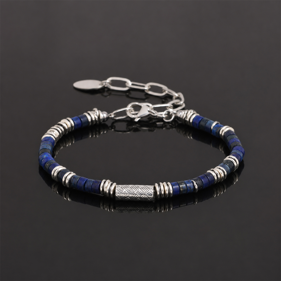 Prostate Cancer Awareness Light Blue Beaded Bracelet
