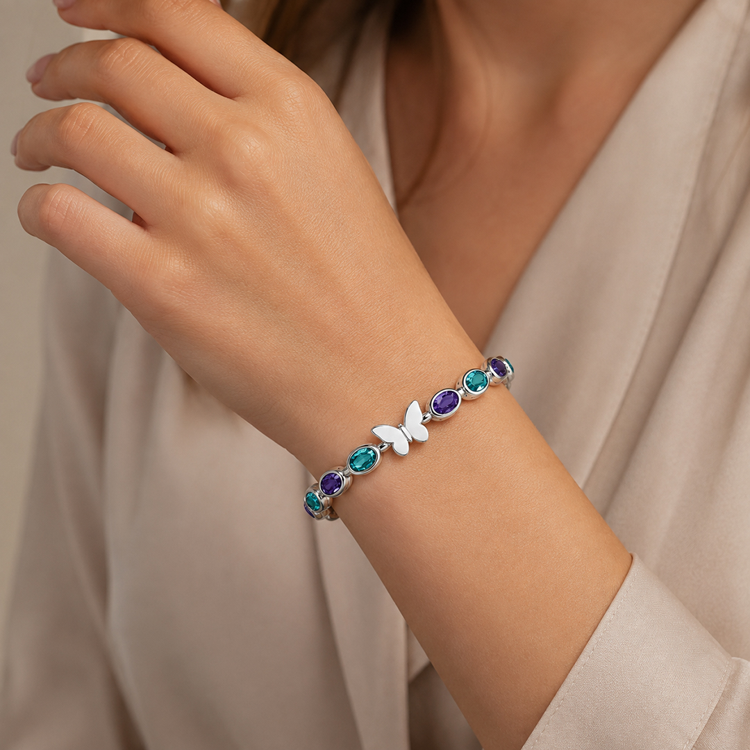 Stay Tomorrow Needs You Suicide Prevention Butterfly Bracelet