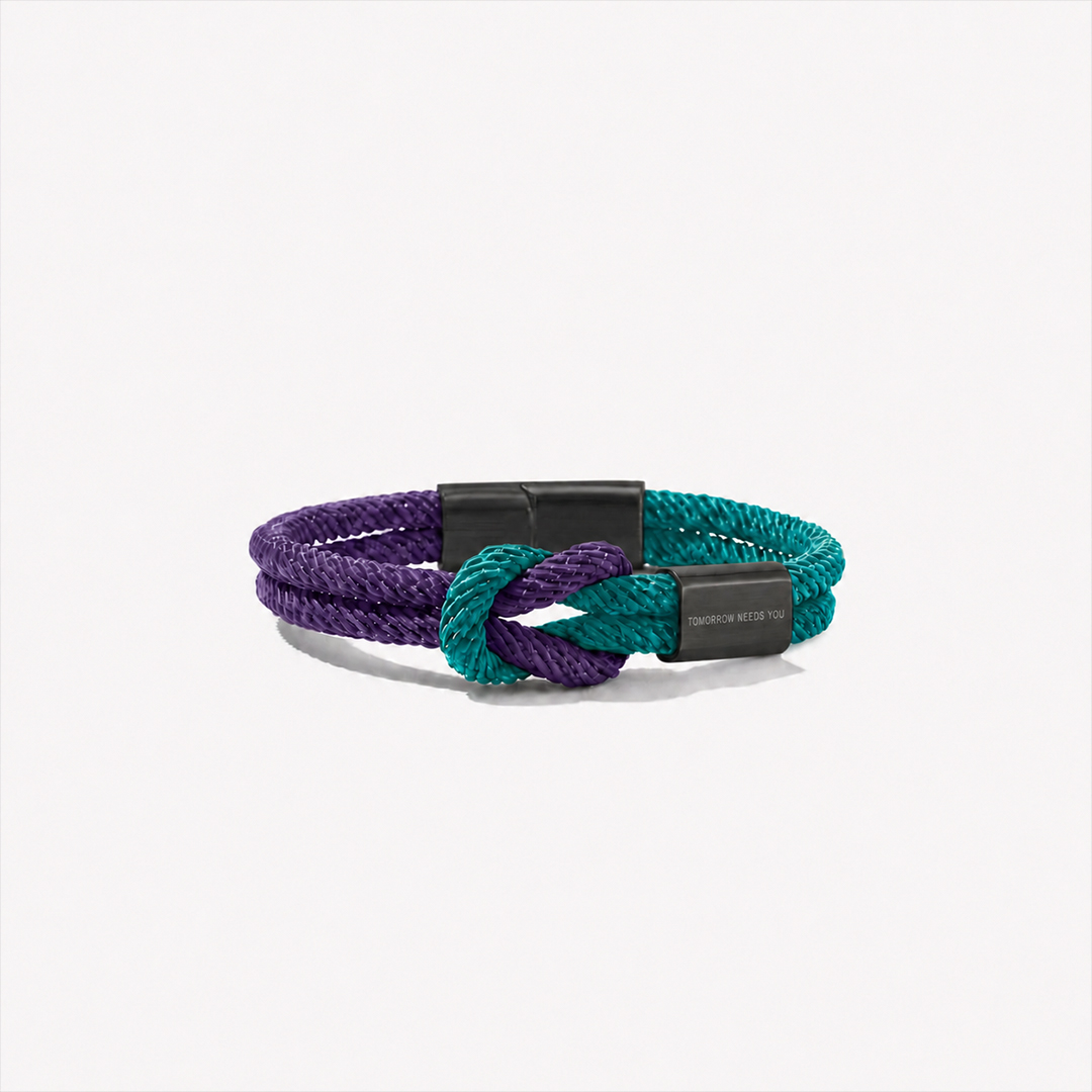 Stay — Tomorrow Needs You Engraved Bracelet