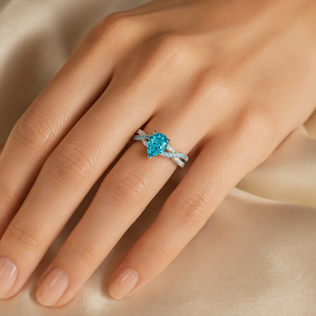I Wear Teal for Myself Ovarian Cancer Support Ring