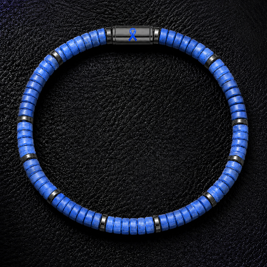 I Wear Light Blue for My Dad Prostate Cancer Awareness Bracelet
