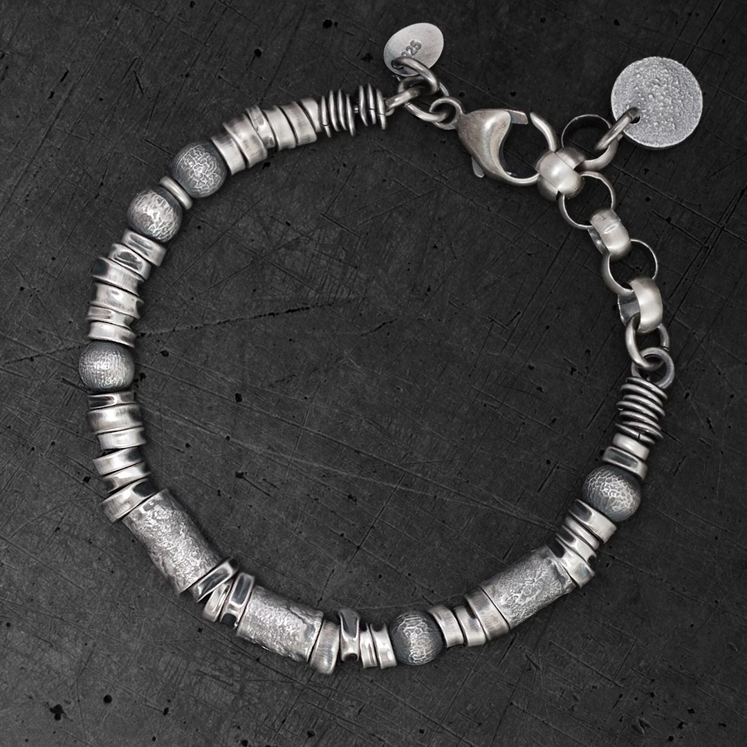 FUCK Parkinsons Grey Bead Bracelet