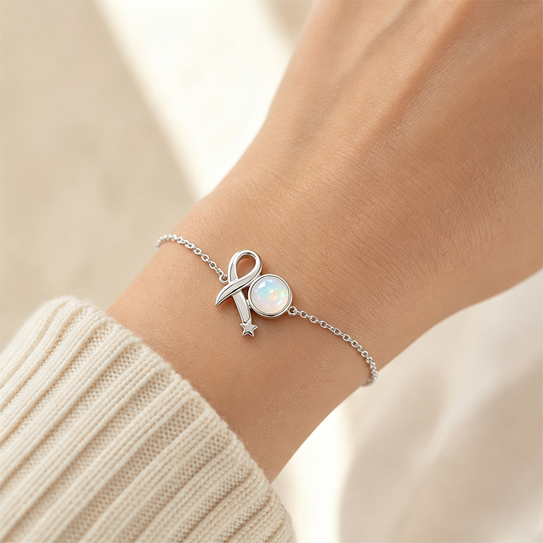 Fuck Lung Cancer Opal Bracelet