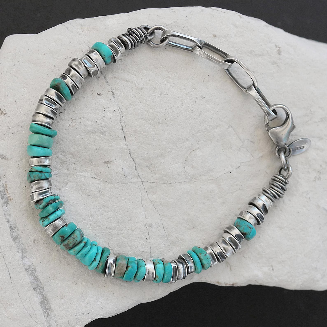 Never Lose Hope Light Blue Awareness Bracelet