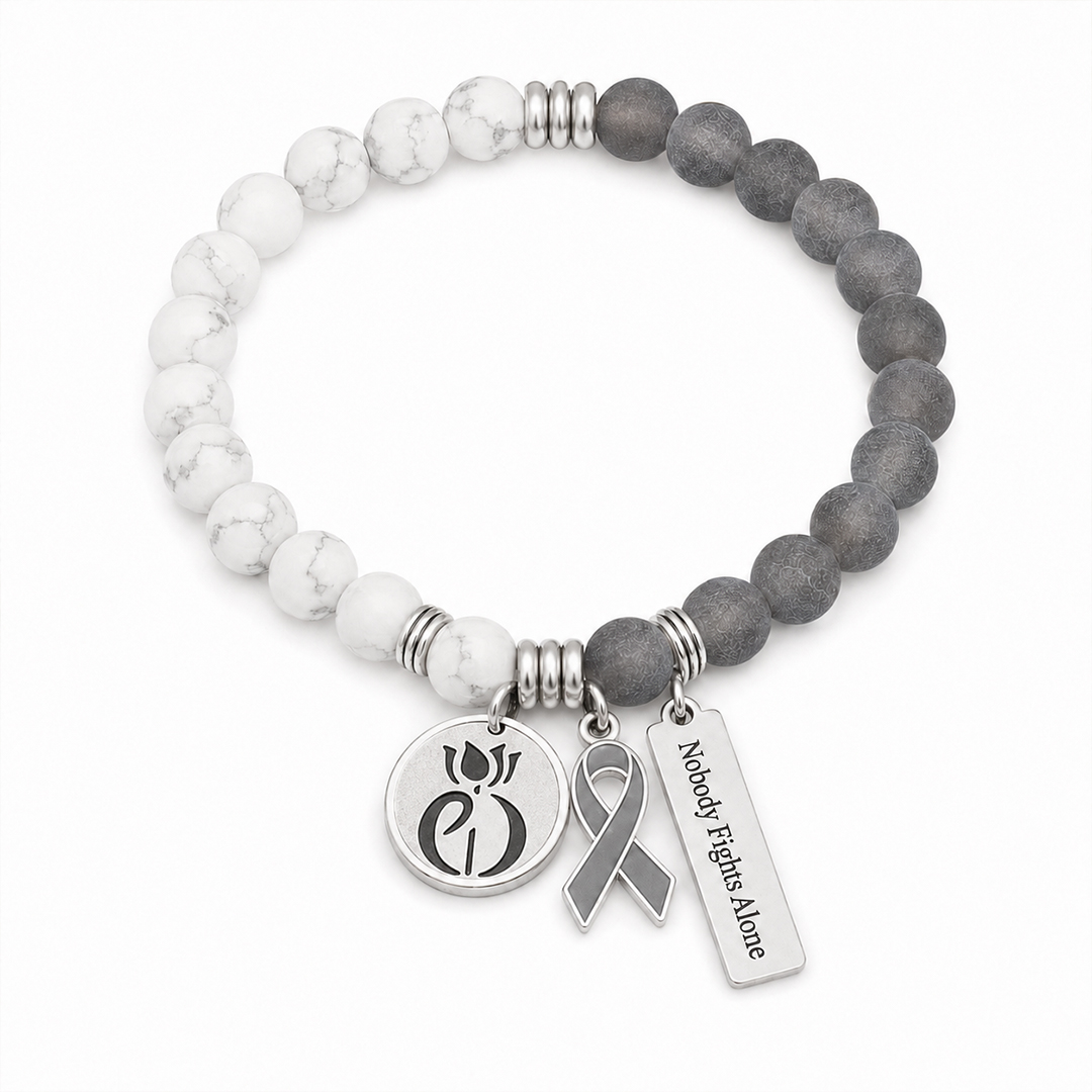 Stronger Together Parkinson’s Awareness Ribbon Bracelet