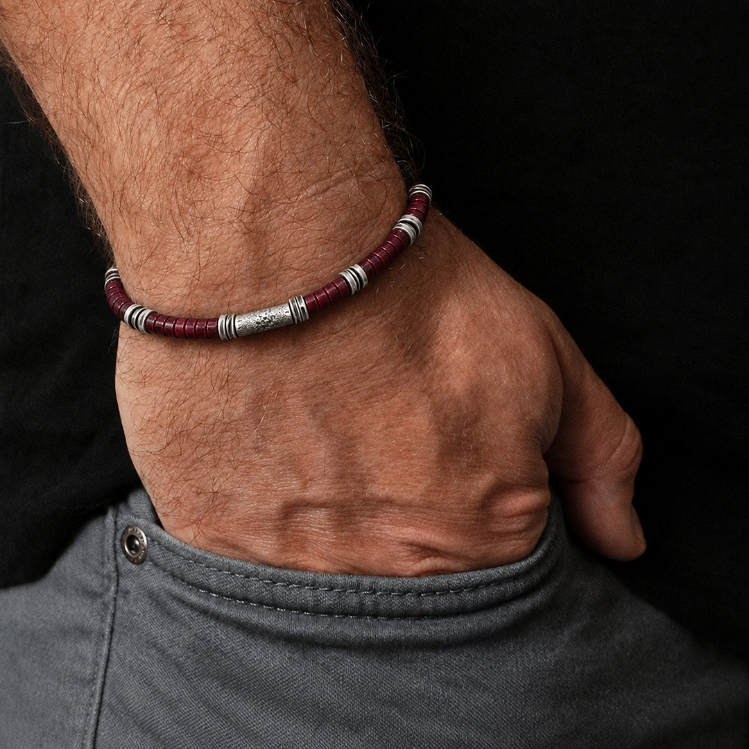 Blood Cancer Awareness Red Vintage Bracelet