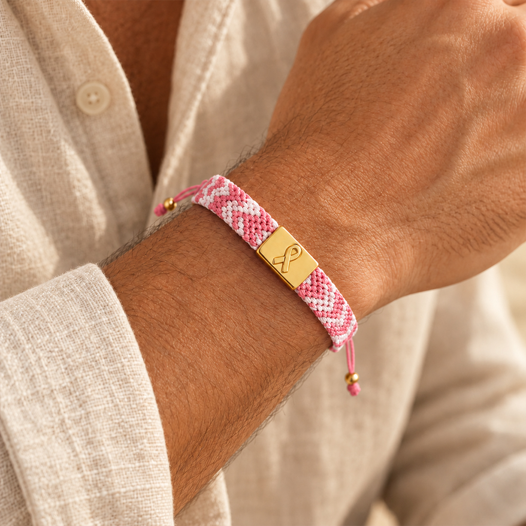 Enough in Every Chapter Breast Cancer Awareness Bracelet