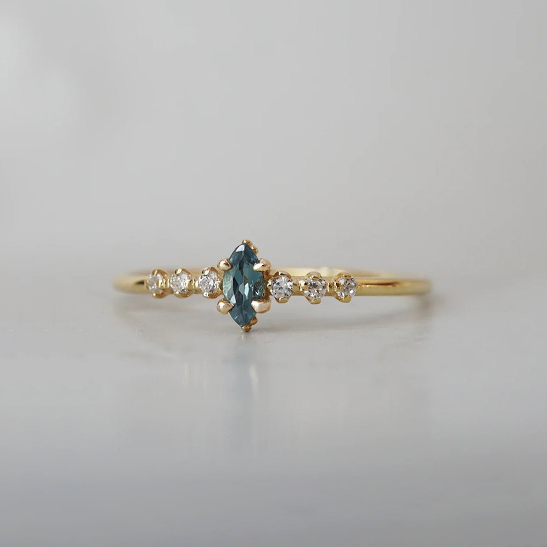 Love Me Until I Am Me Again Teal Ring