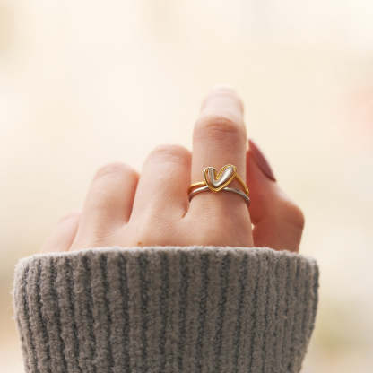 My Dear Daughter-Silver Crown Ring