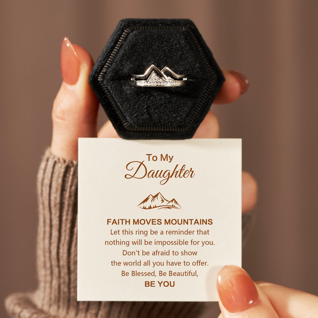 Faith Moves Mountains Mountain Ring