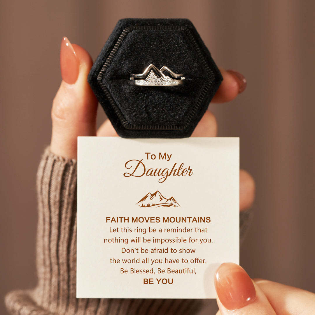 Faith Moves Mountains Mountain Ring