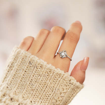 Matching Mother & Daughter Silver Knot Rings