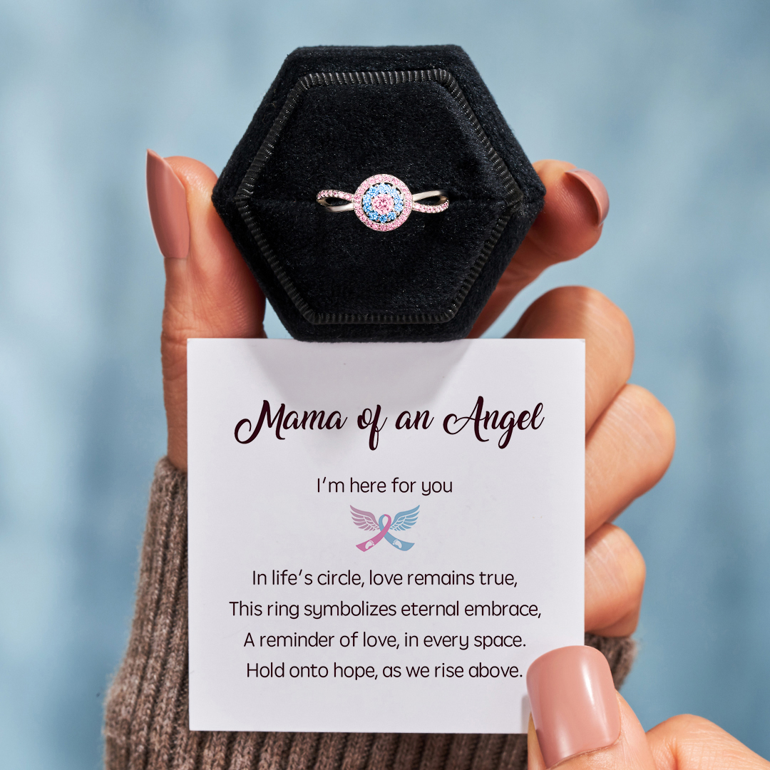 Mama of an Angel Circle Ring