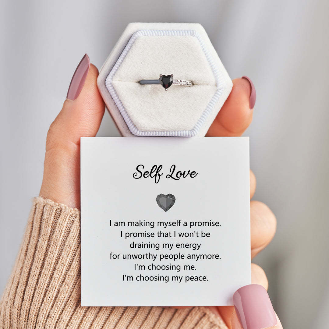 A Promise To Self Enamel Ring