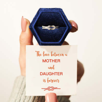 Mother & Daughter- Knot Ring