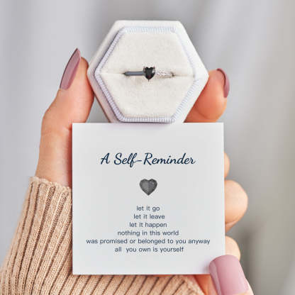 All You Own Is Yourself Heart Ring