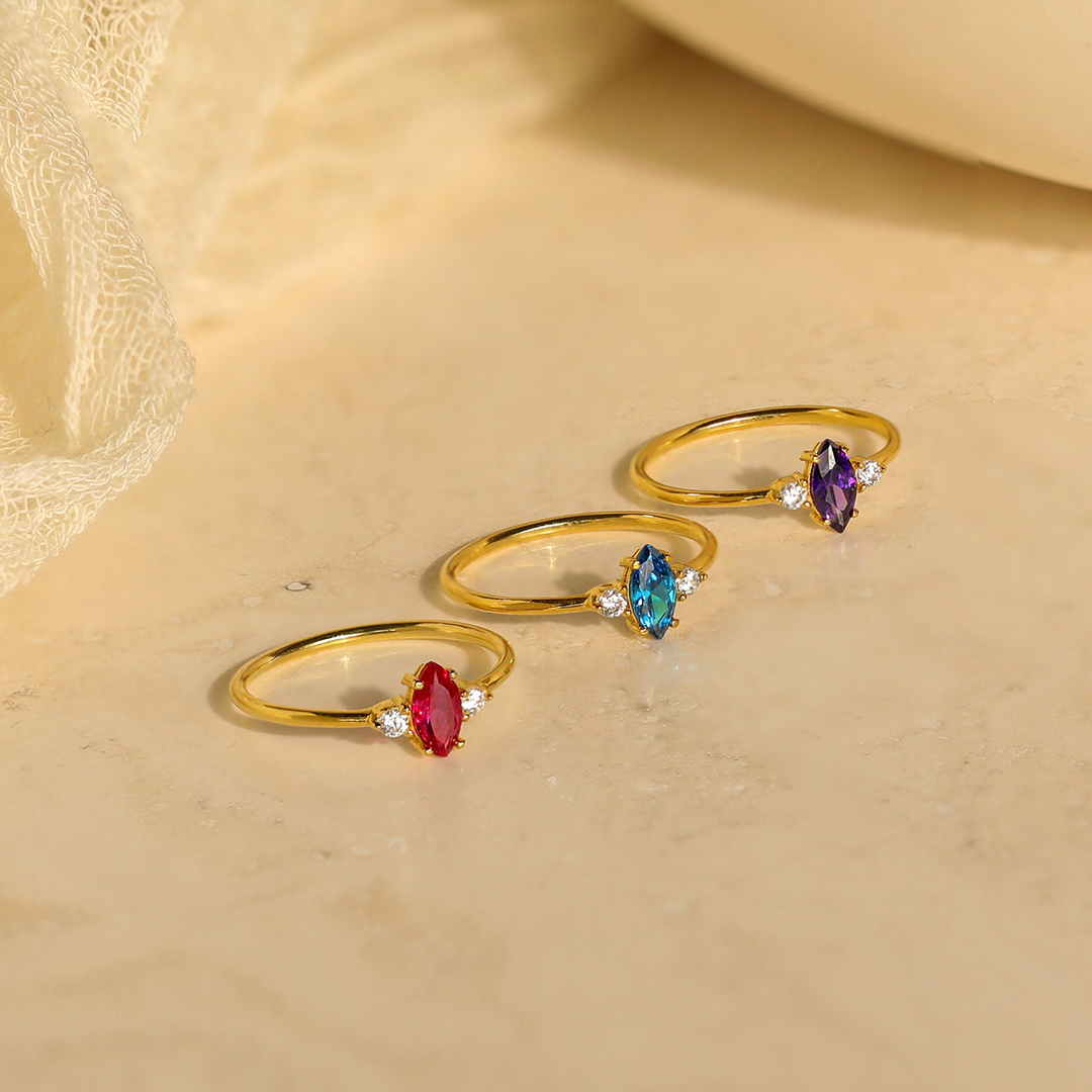 Personalized Your Birthstone Self Love Ring