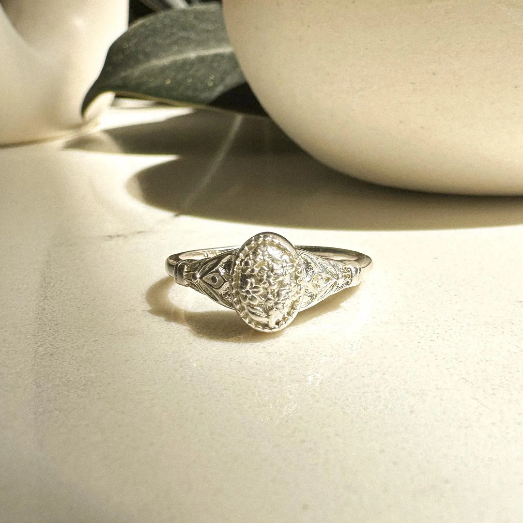 To Me From Me Forget-Me-Not Cremains Ring