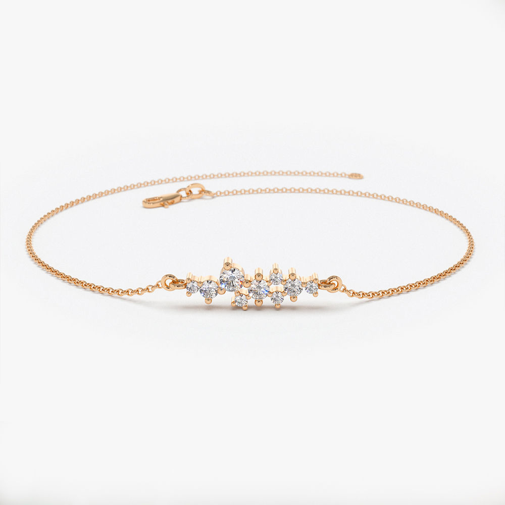 Beautifully Dainty Diamond Bracelet 