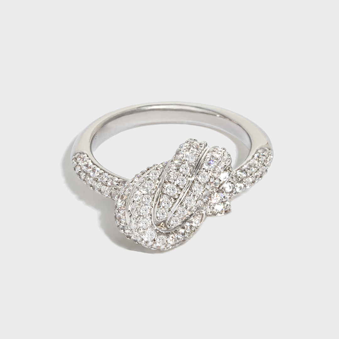 Wens Knot Silver Ring
