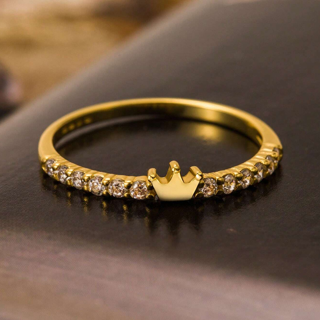 Minimalist Crown Ring