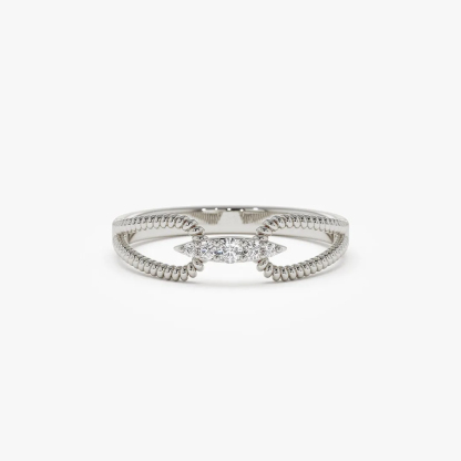 Mother & Daughter Forever Linked Double Rope Ring 