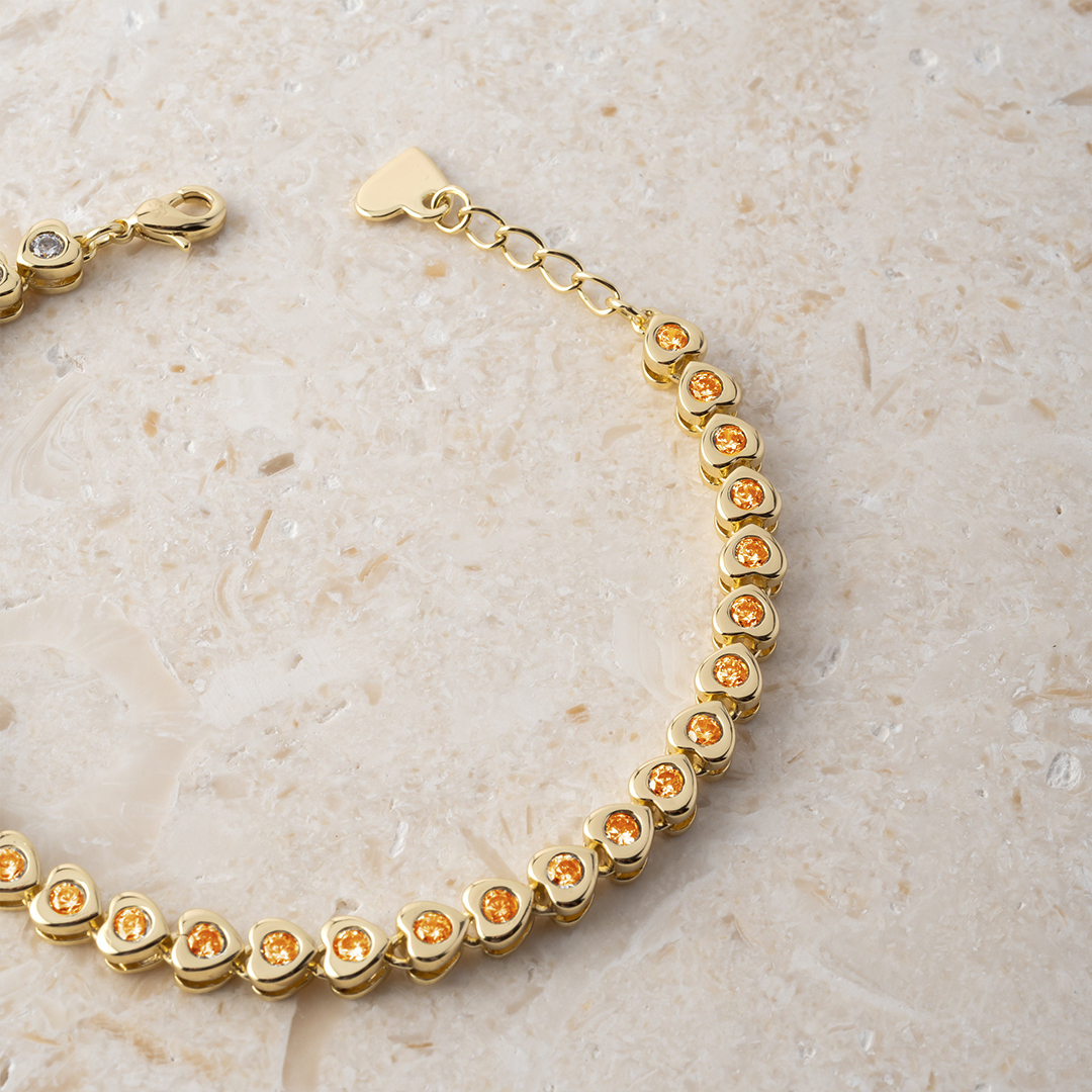 Multiple Sclerosis Awareness Courageous Hearts Bracelet