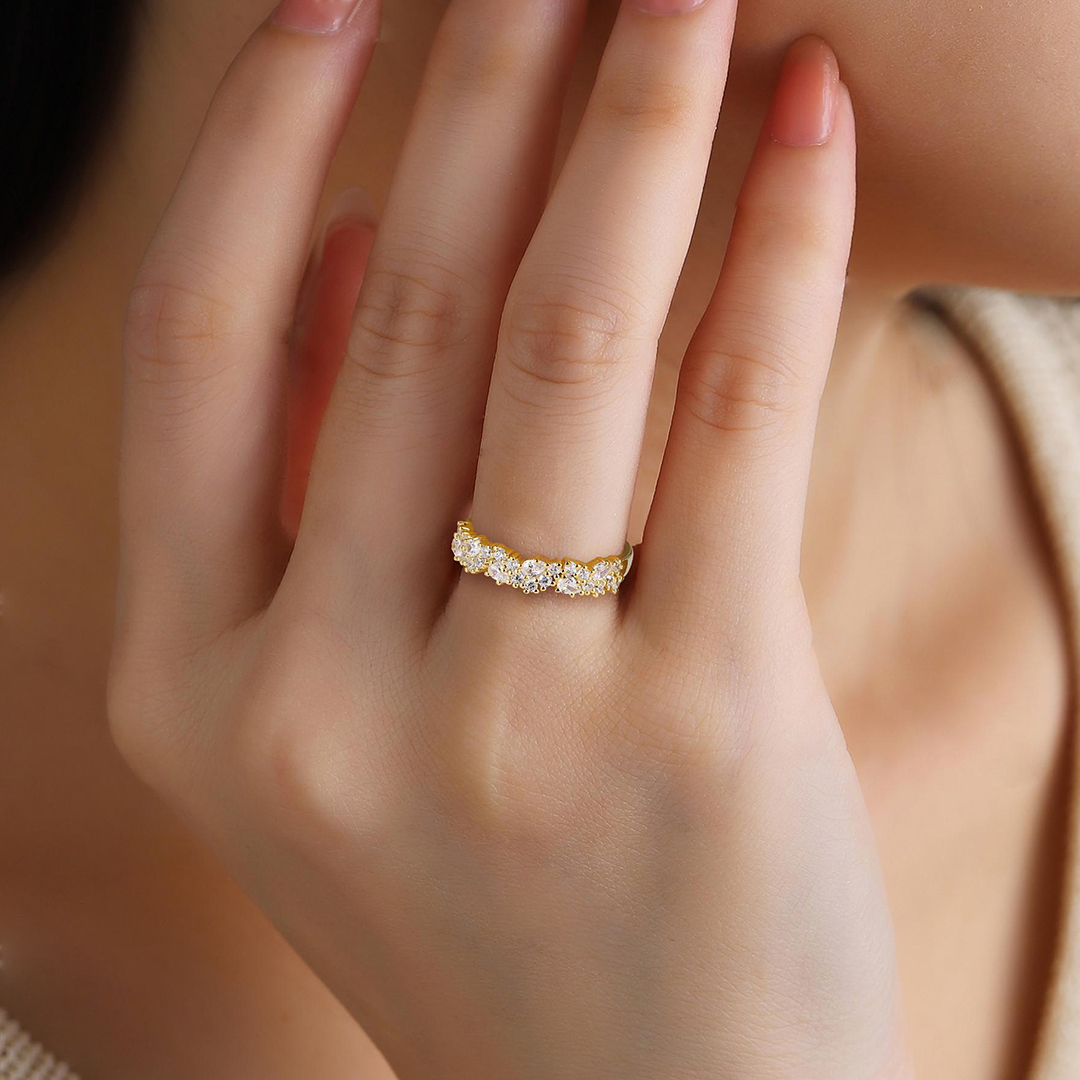 Beautifully Broken Stunning Moissanite Ring