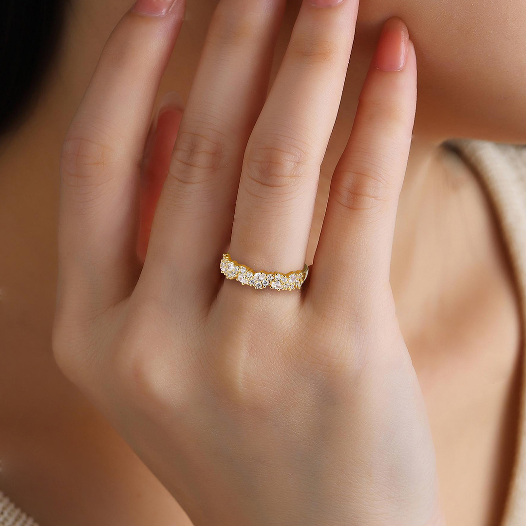 Beautifully Broken Stunning Moissanite Ring