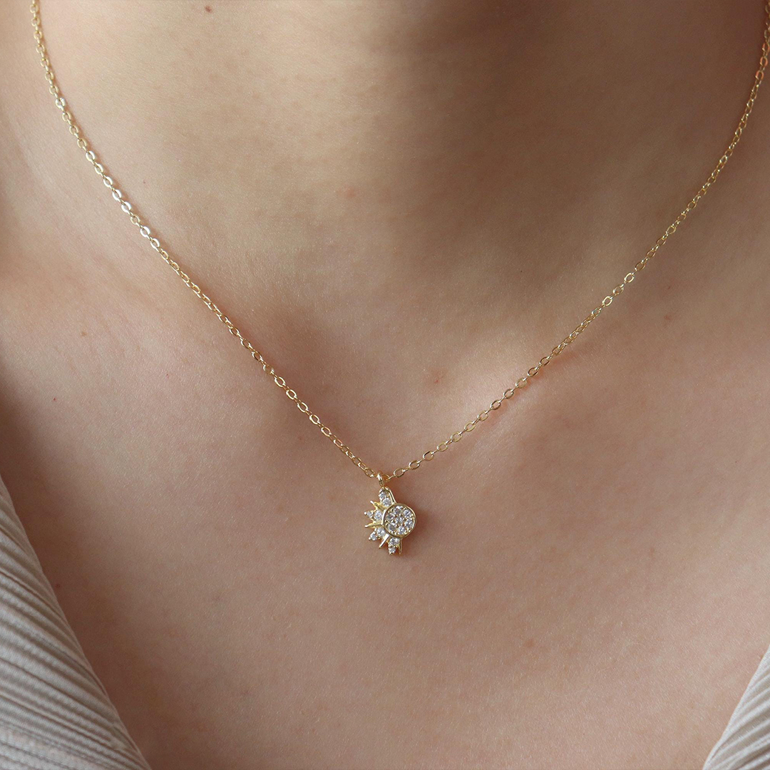 Sun & moon Forever Bond Necklace Set