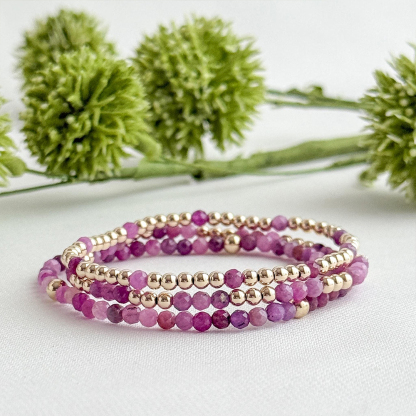 Alzheimer Dementia Awareness Still Here Triple Bracelet Set