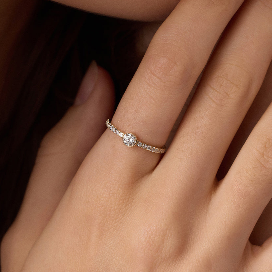 To Me From Me Diamond Circle Eternity Ring