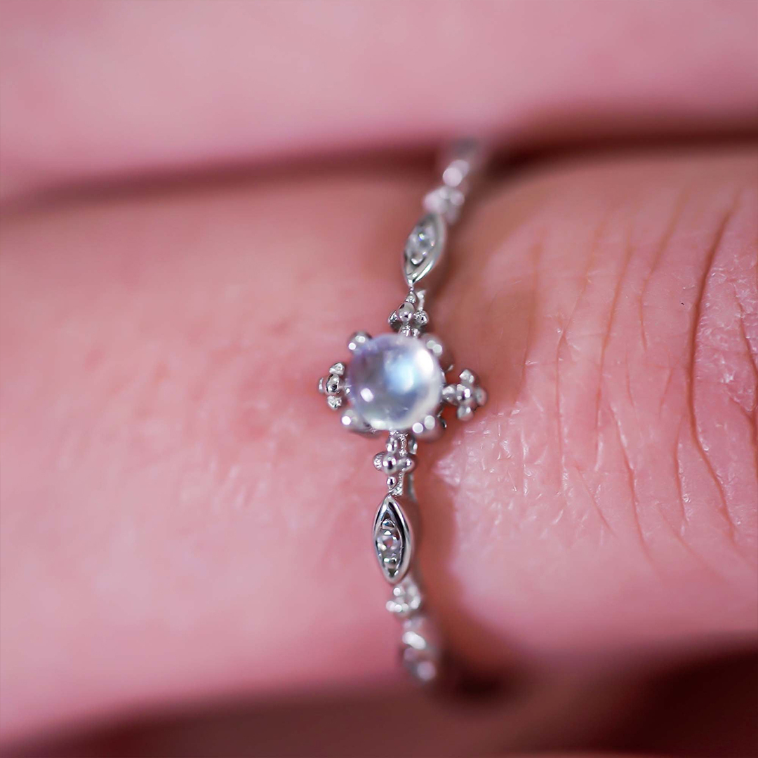 Peace Within Moonstone Ring
