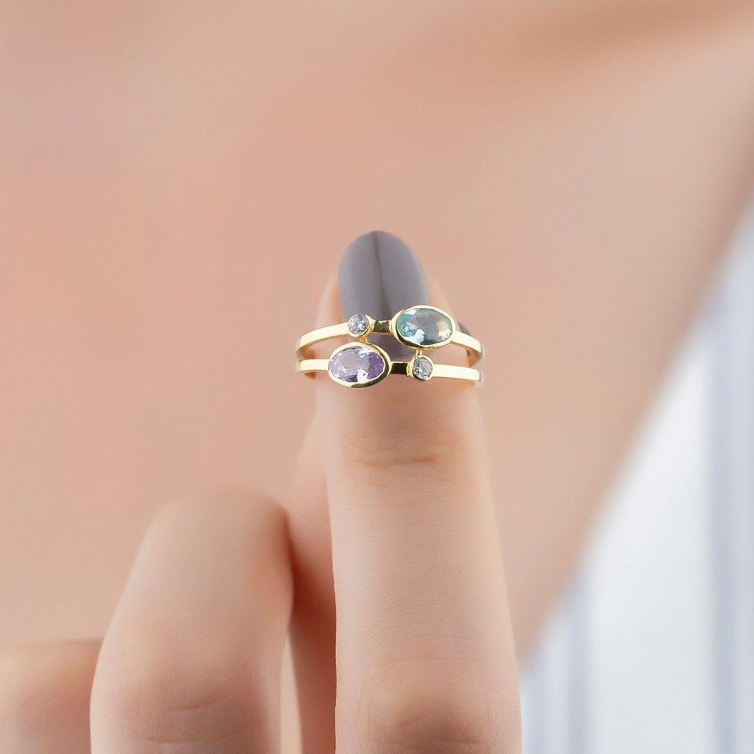 All That Will Ever Matter Double Birthstones Ring