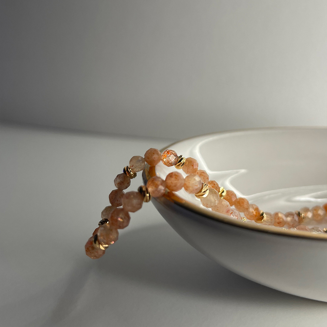 Multiple Sclerosis Awareness Sunstone Bracelet