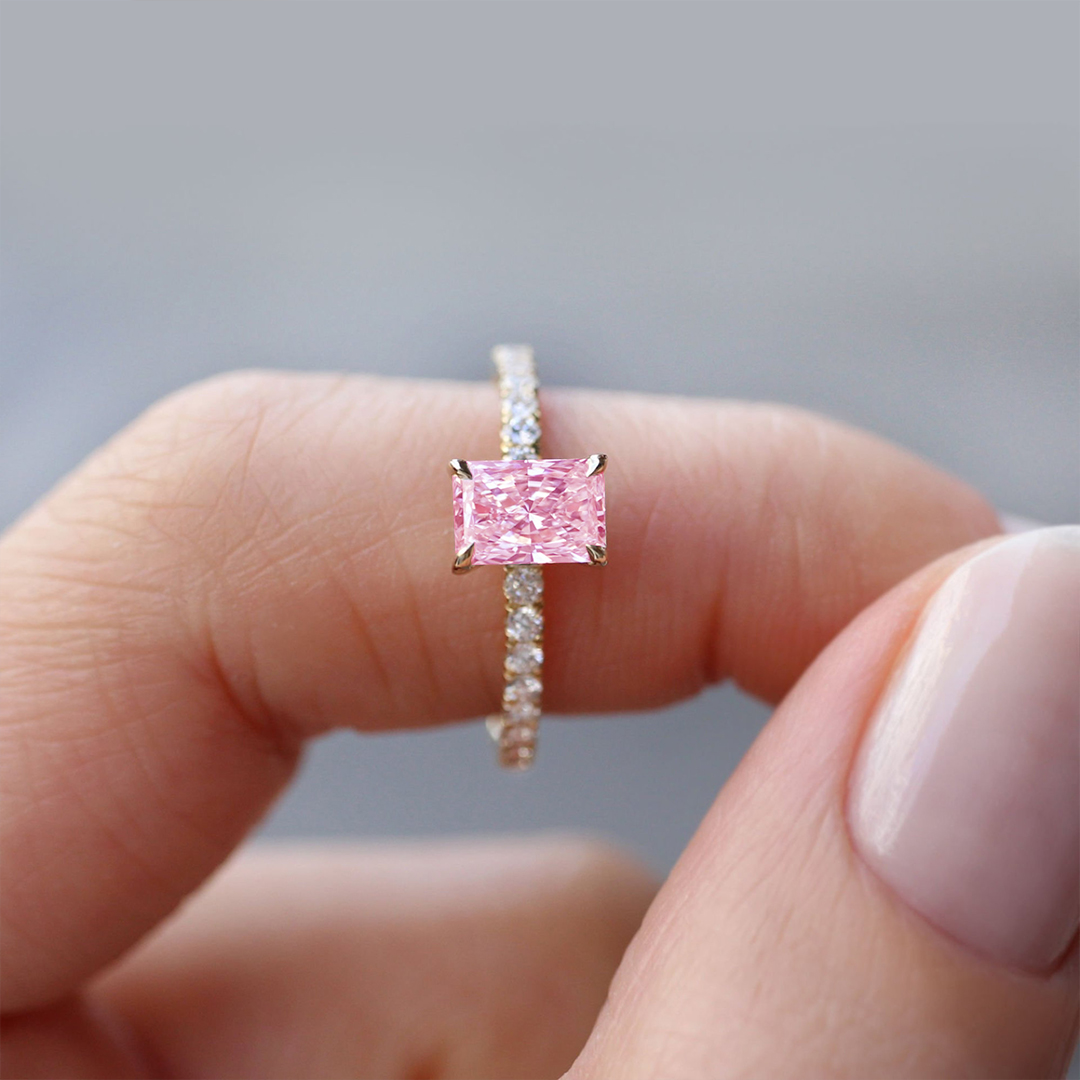 Breast Cancer Courage I Am Enough 1ct Ring