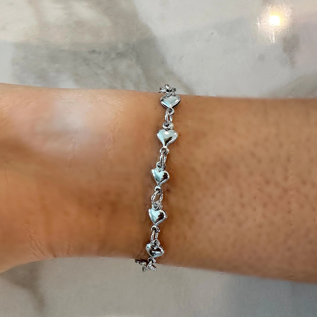 Self Love Heart Chain Bracelet