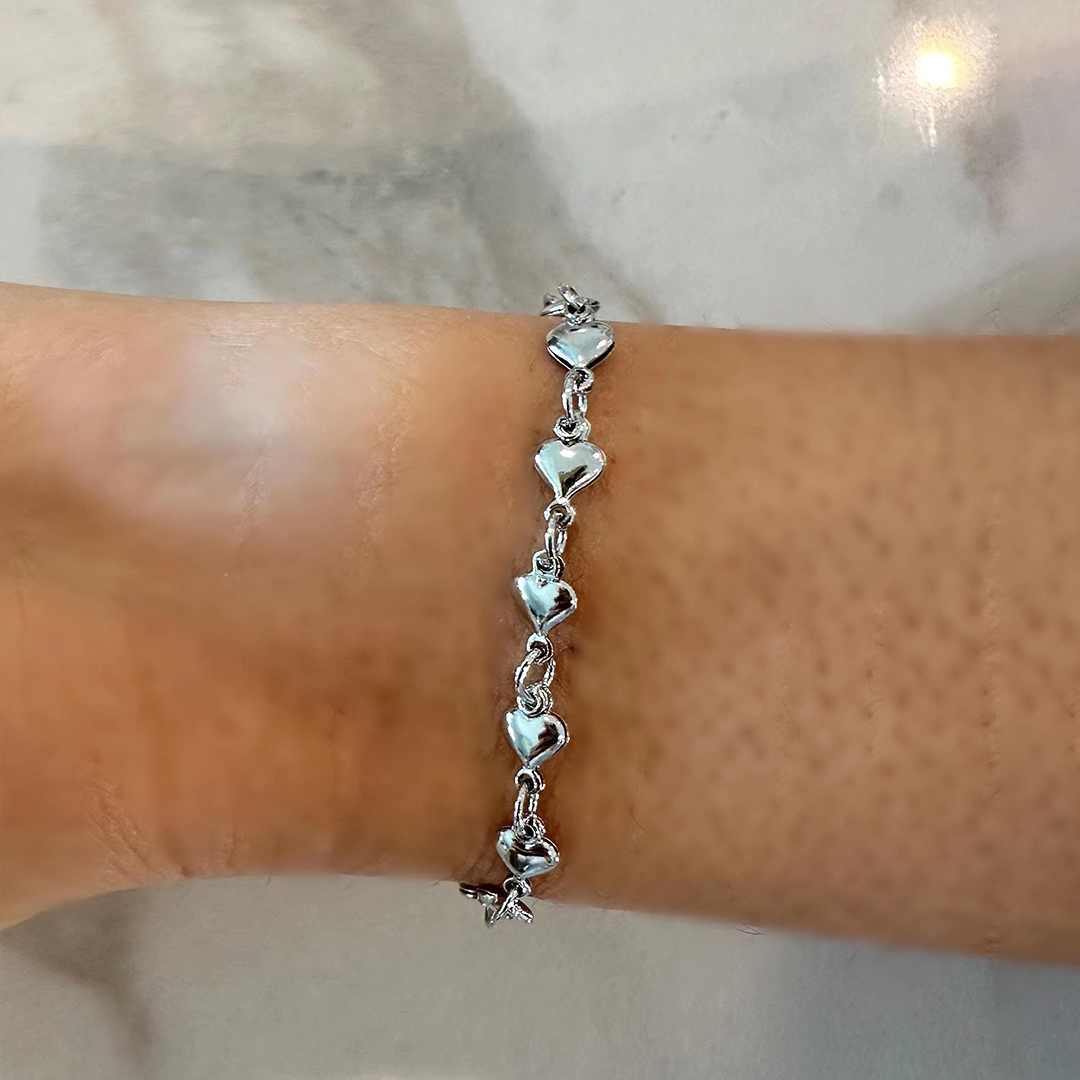 Self Love Heart Chain Bracelet